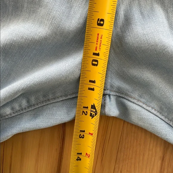 Levi’s Size 32 Light Wash High Rise Straight Crop Jeans - Picture 5 of 8